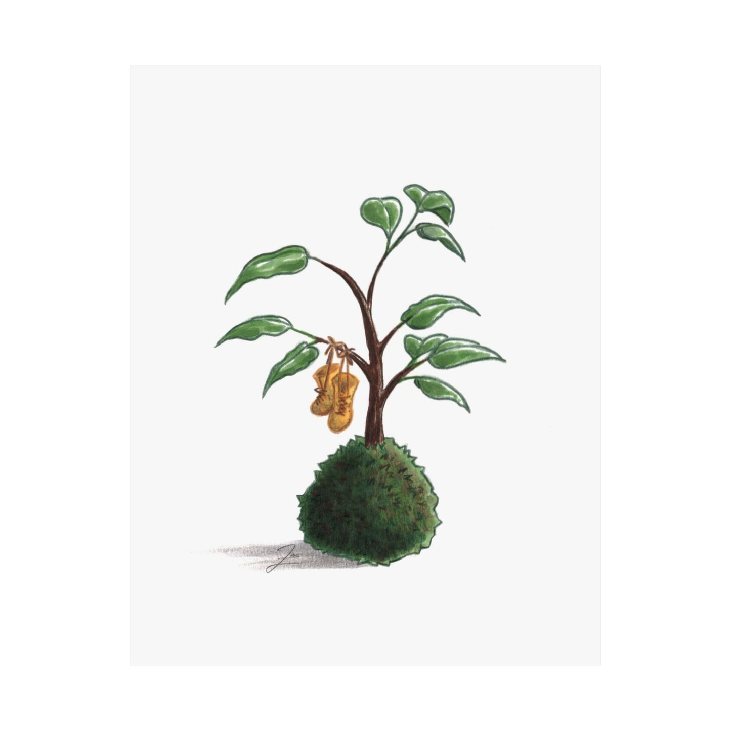 Kokedama K: is wearing boots