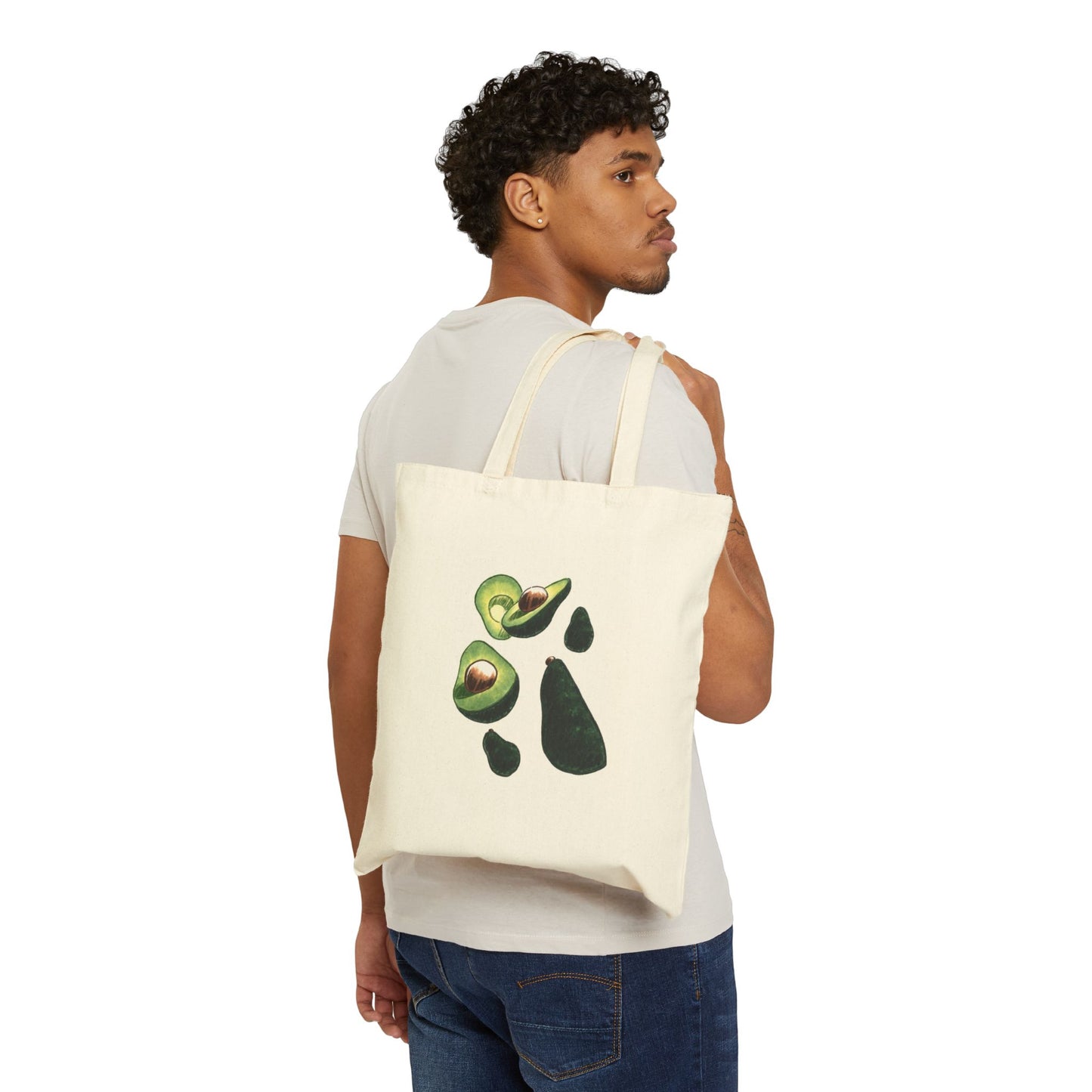 Falling Avocados Tote Bag