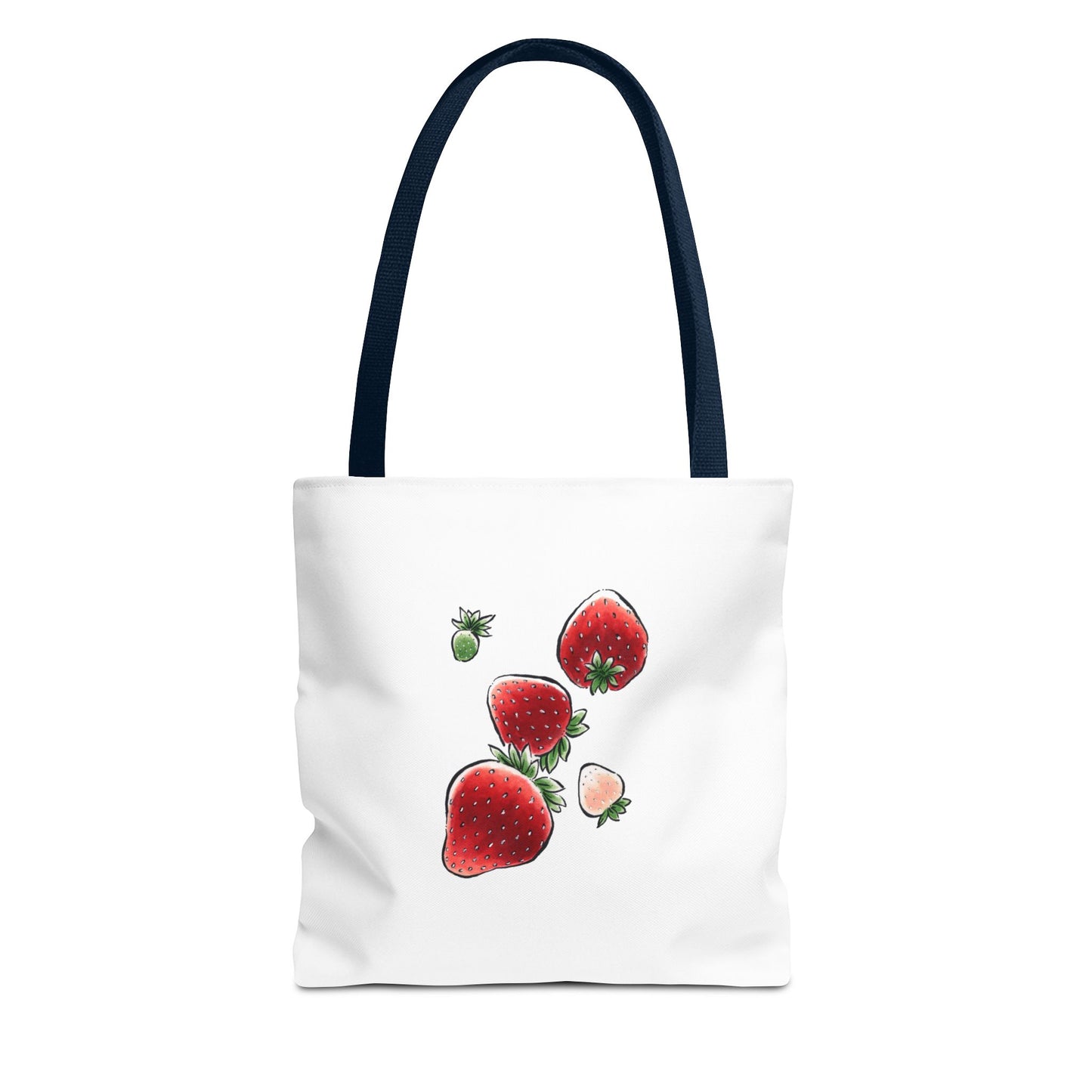 Falling Strawberries Tote Bag (AOP)