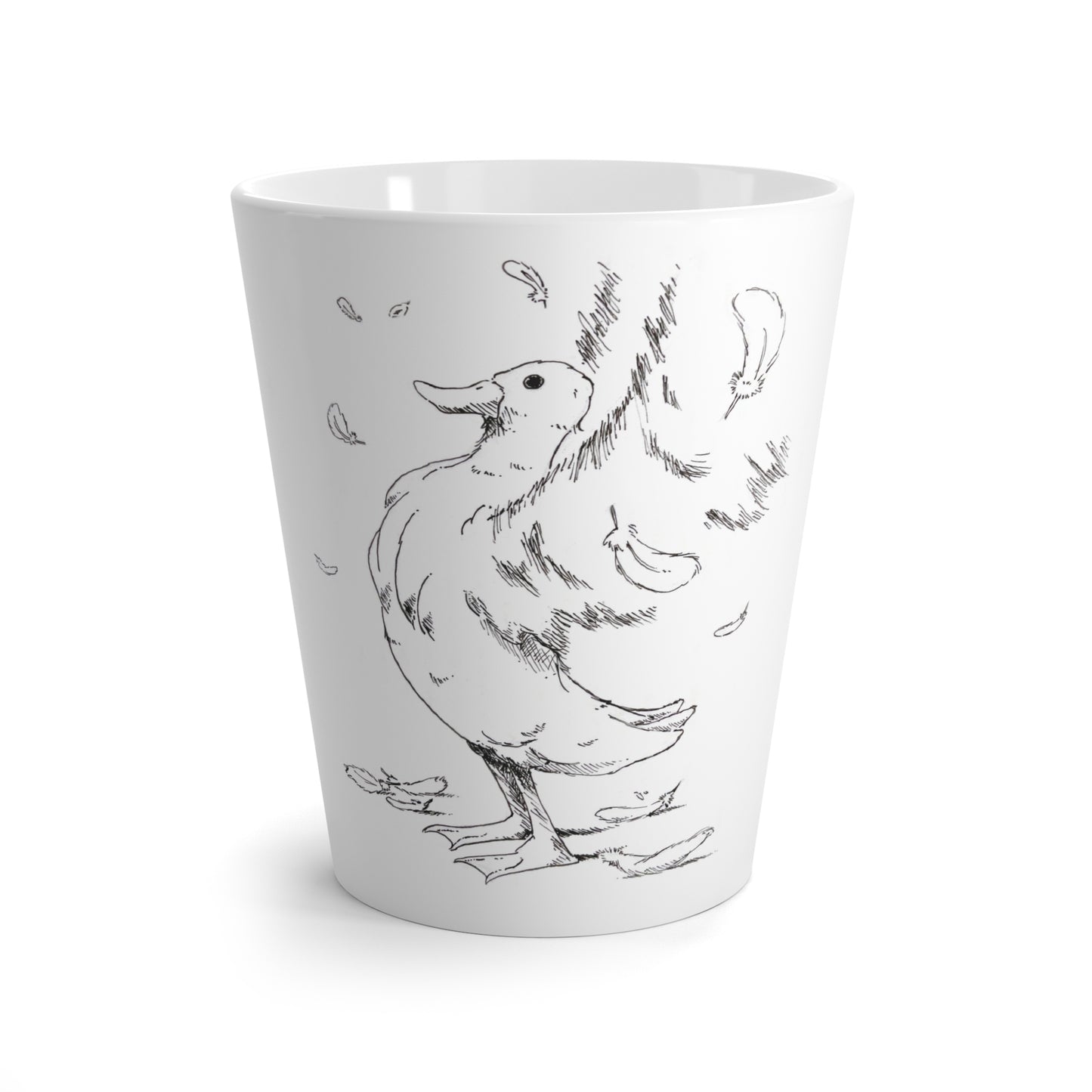 Flapping Duck Latte Mug